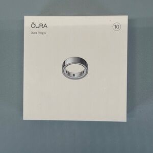 Oura Ring 4 Silver 10 Set OA11 OA12 NEW SEALED BOX Activity Tracking Bluetooth